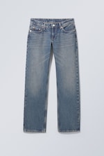 Dusty Blue - Arrow Low Rise Regular Straight Jeans - 0