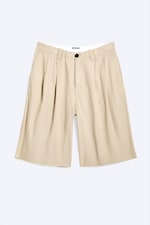 Light Dusty Beige - Cotton Chino Shorts - 4