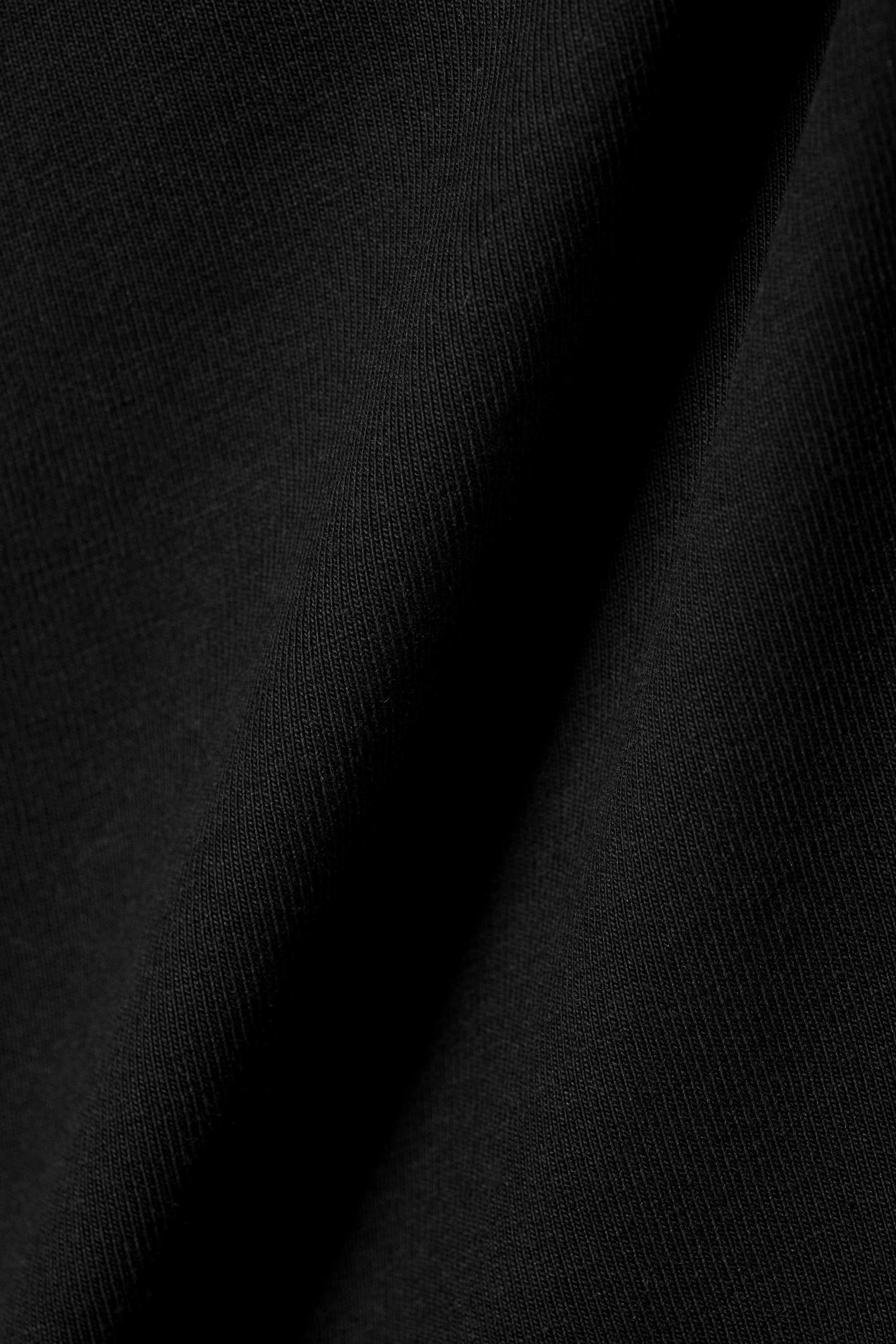 Black - Slim Fitted Cotton Singlet - 1