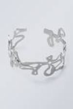 Silberfarben - Choker-Halskette Curl - 0