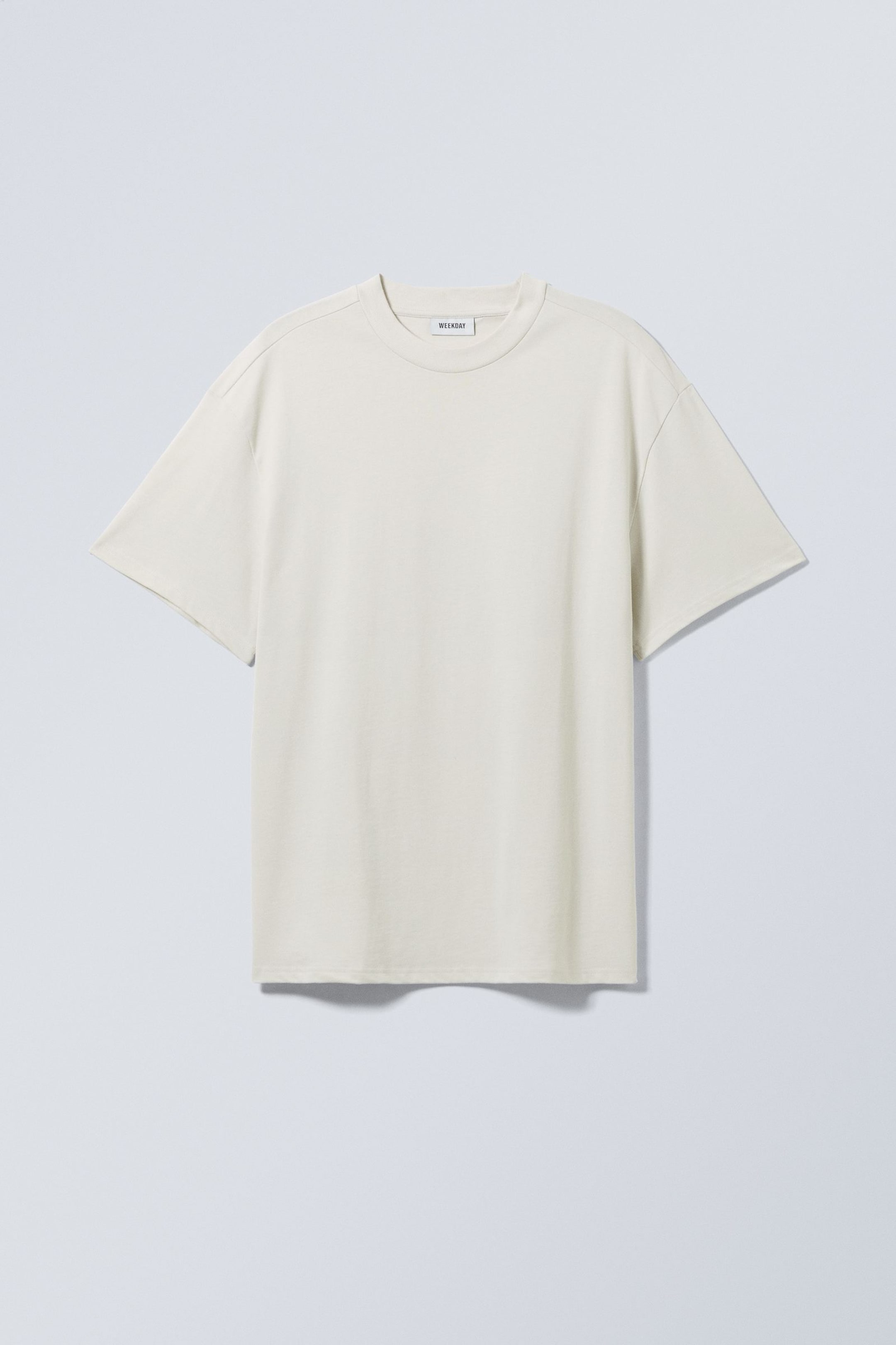 Cremeweiß - Großartiges Heavyweight-T-Shirt - 3
