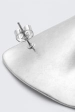 Silver - Sculpted Earrings - 3