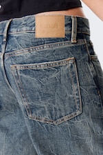 Tuscon Blue - Medium Blue - Dynasty Low Rise Loose Wide Leg Jeans - 3