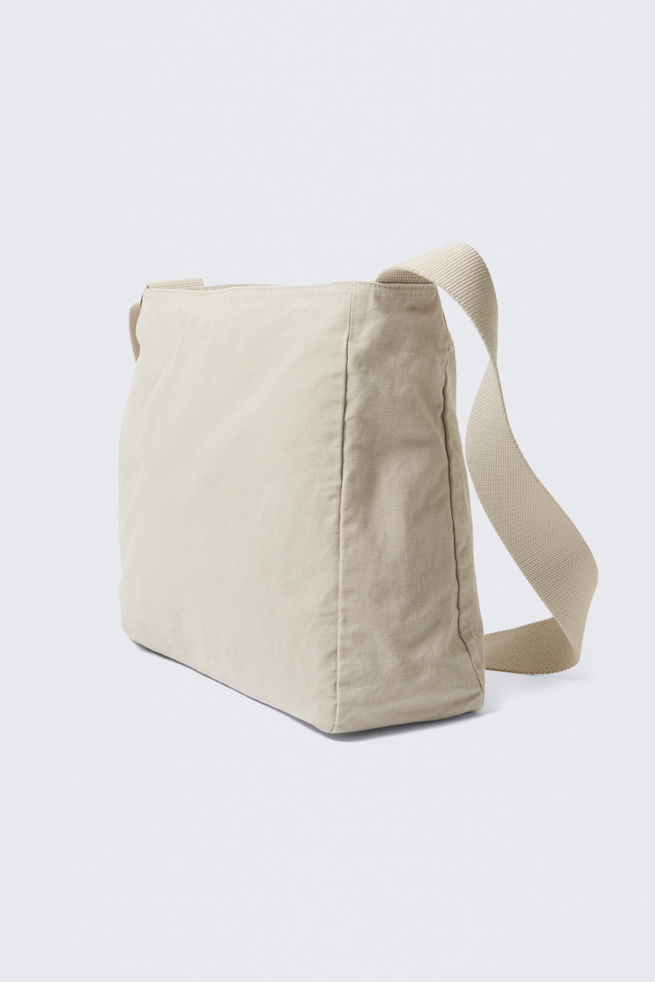 Ljus mullvad - Unisex Axelremsväska I Canvas - 2