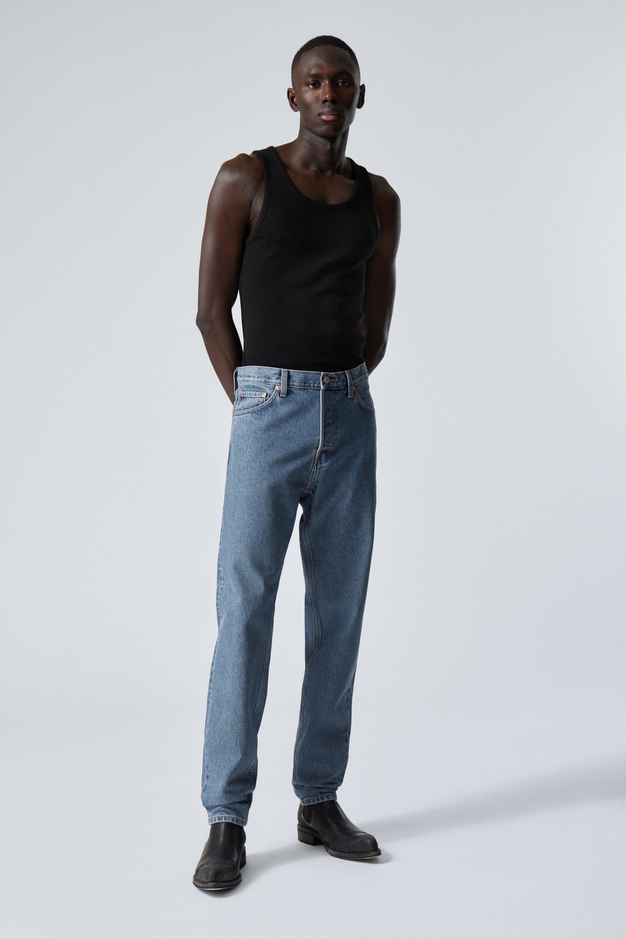 #79829D - Barrel Relaxed Tapered Leg Jeans - 1