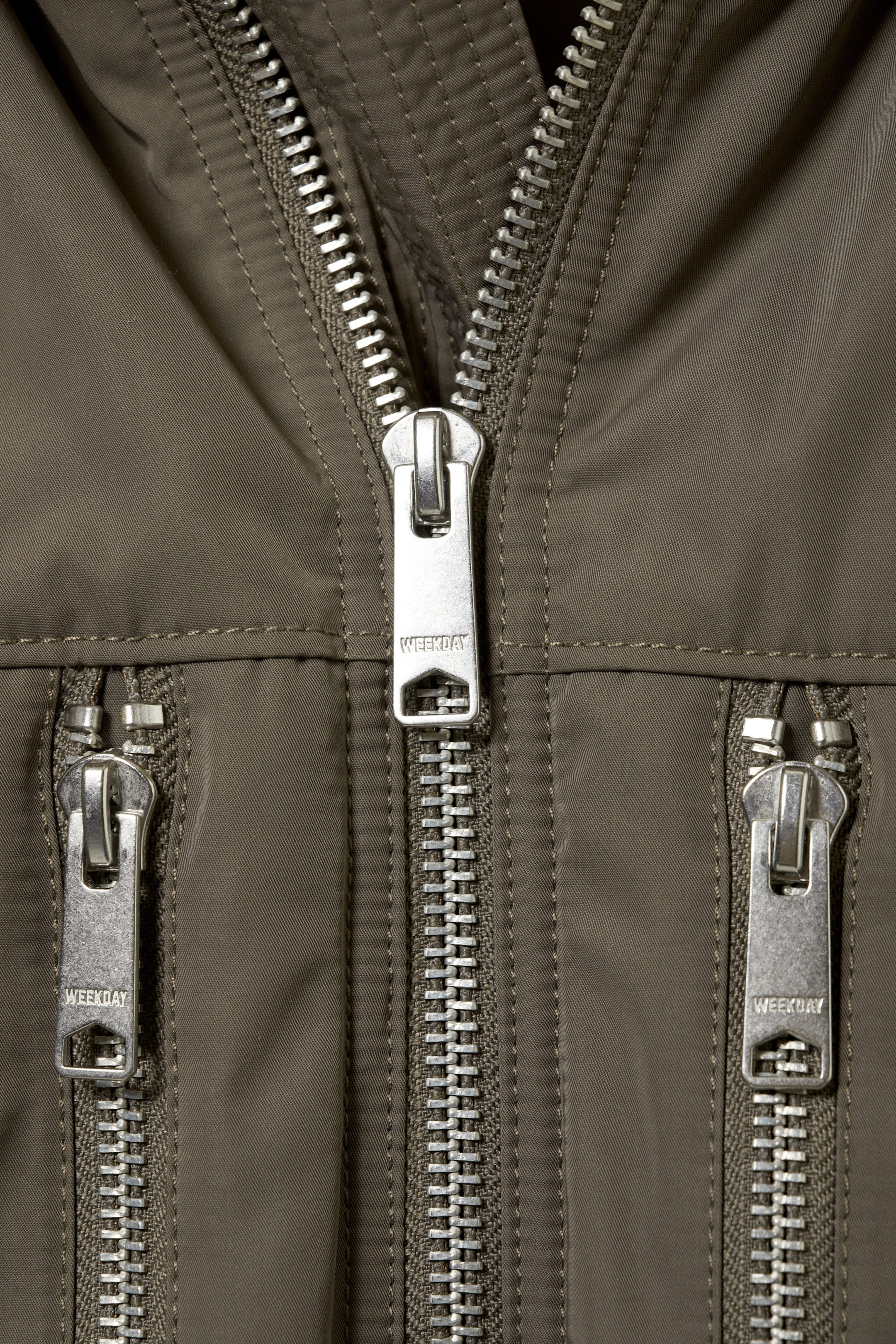 Mole Dark - Loose Hooded Bomber Jacket - 1