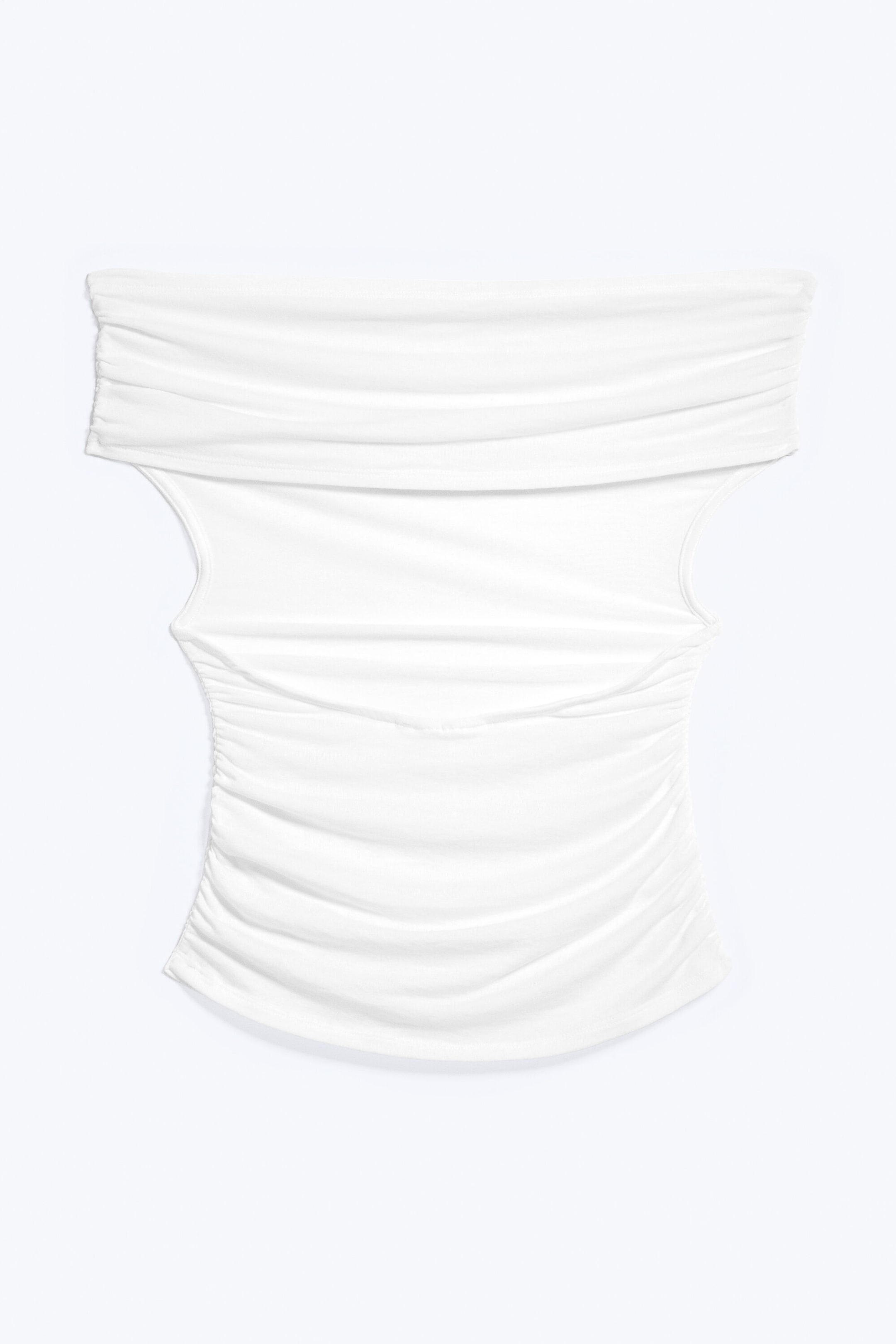 White - Open back top - 2