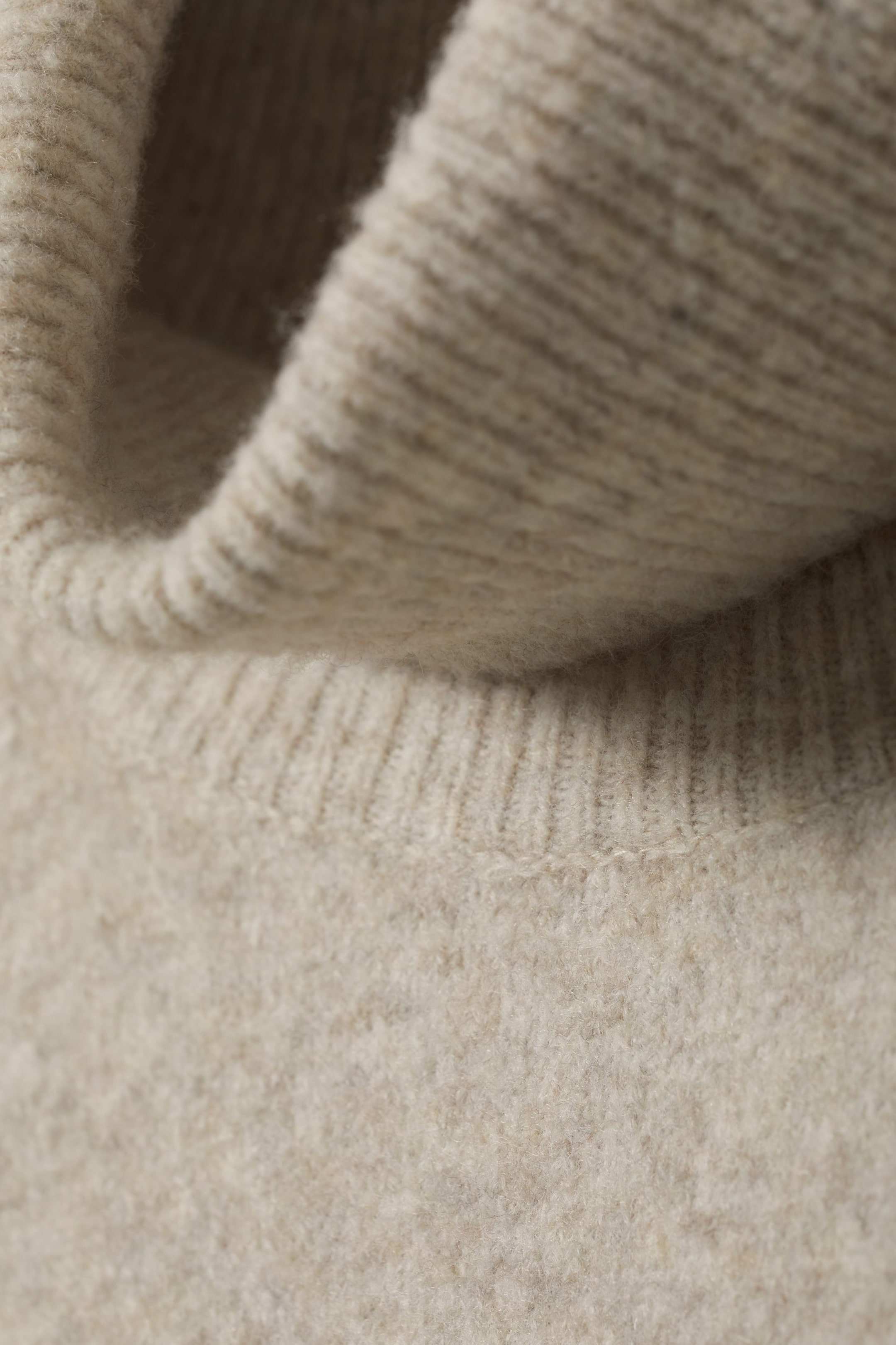 Beige - Aggie Turtleneck Sweater - 1