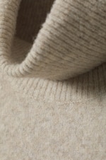 Beige - Aggie Turtleneck Sweater - 1