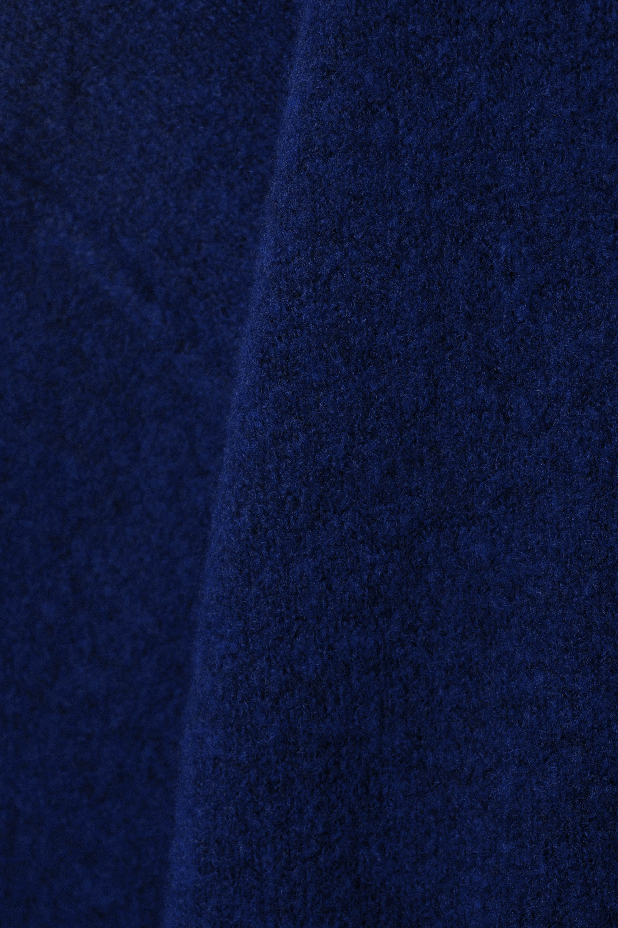 Bleu foncé chiné - Pull en maille décontracté - 3