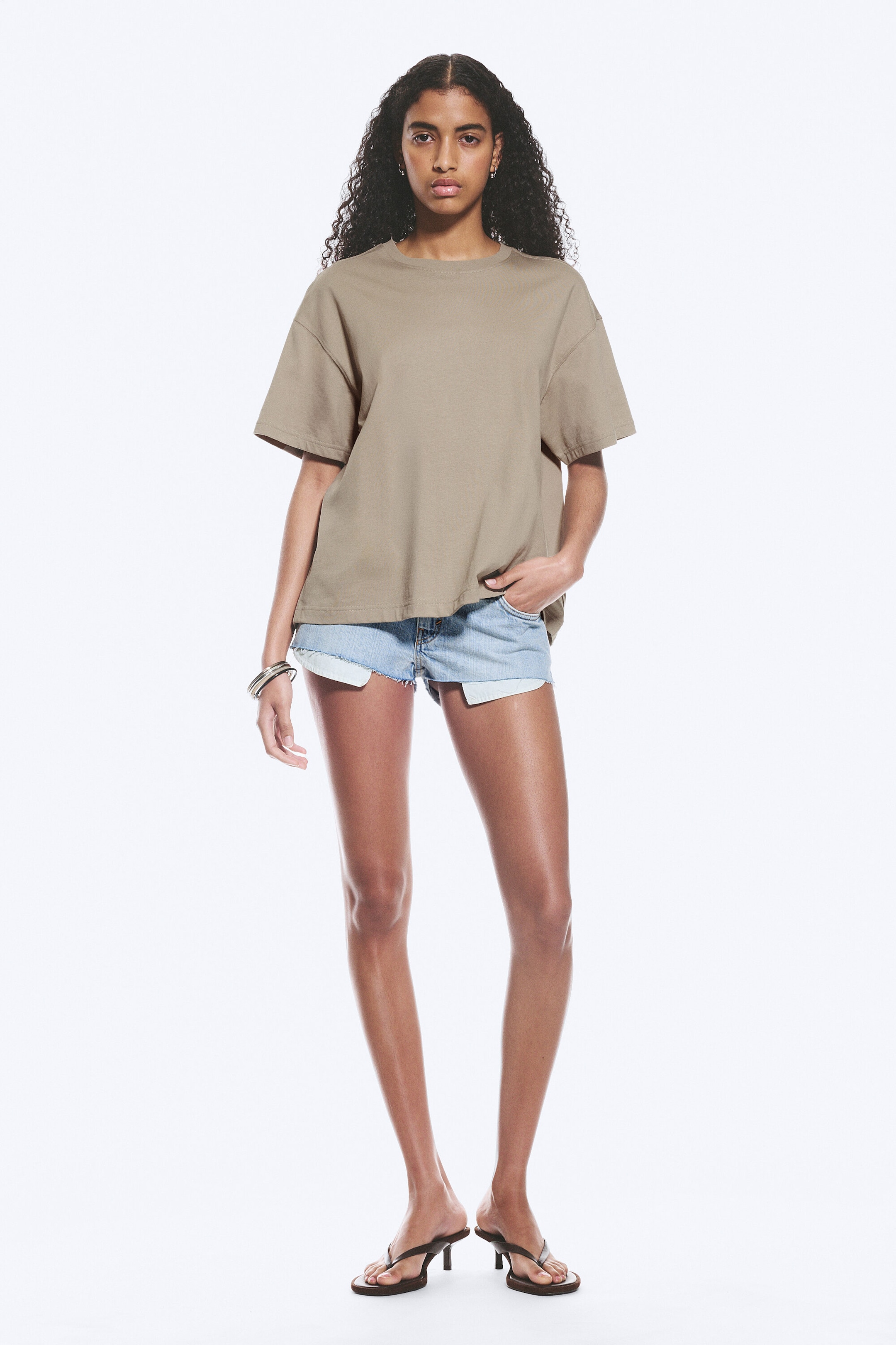 Light Mole - Relaxed Boxy Cotton T-shirt - 1