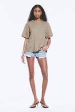 Light Mole - Relaxed Boxy Cotton T-shirt - 1
