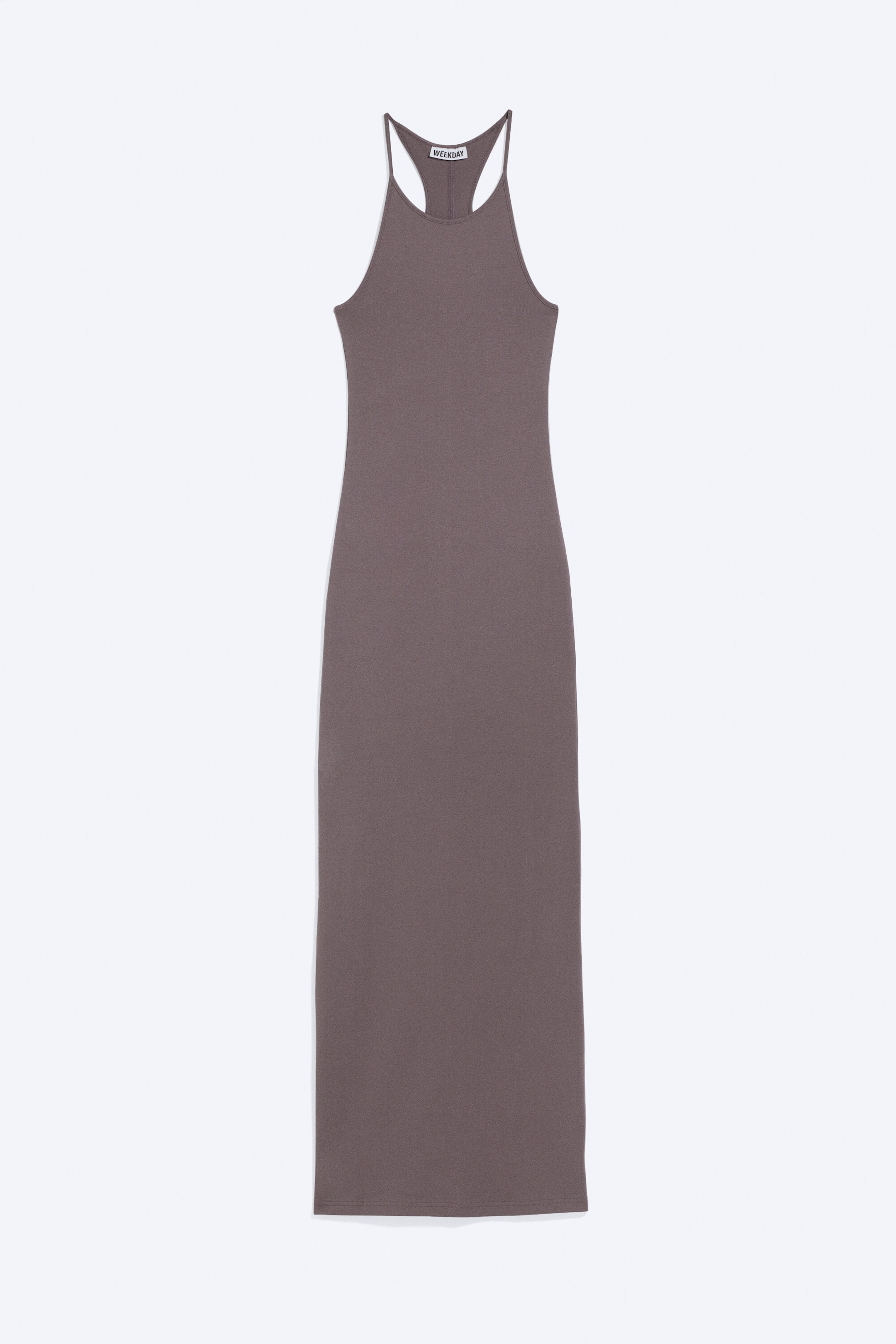 Dusty Plum - Maxikleid aus Jersey mit Racerback-Rücken - 1