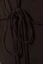 Dark Brown - Strappy Boat-Neck Jersey Tank Top - 6