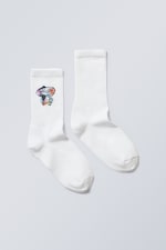 Fröhliche Figur - Bedruckte Sportsocken - 0