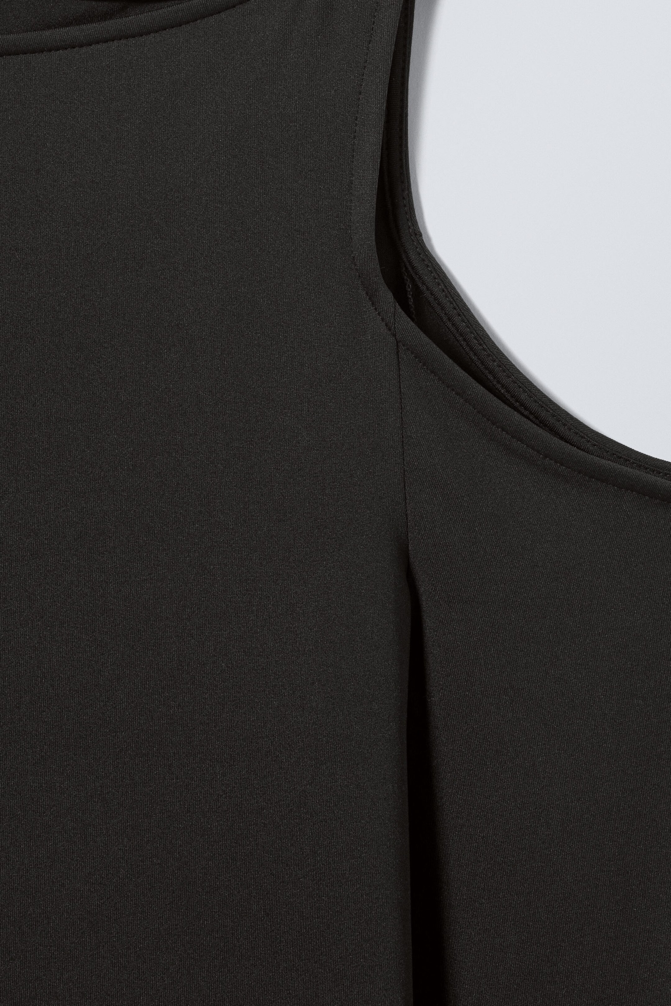 Black - Remi Shoulder Cut Out Top - 1
