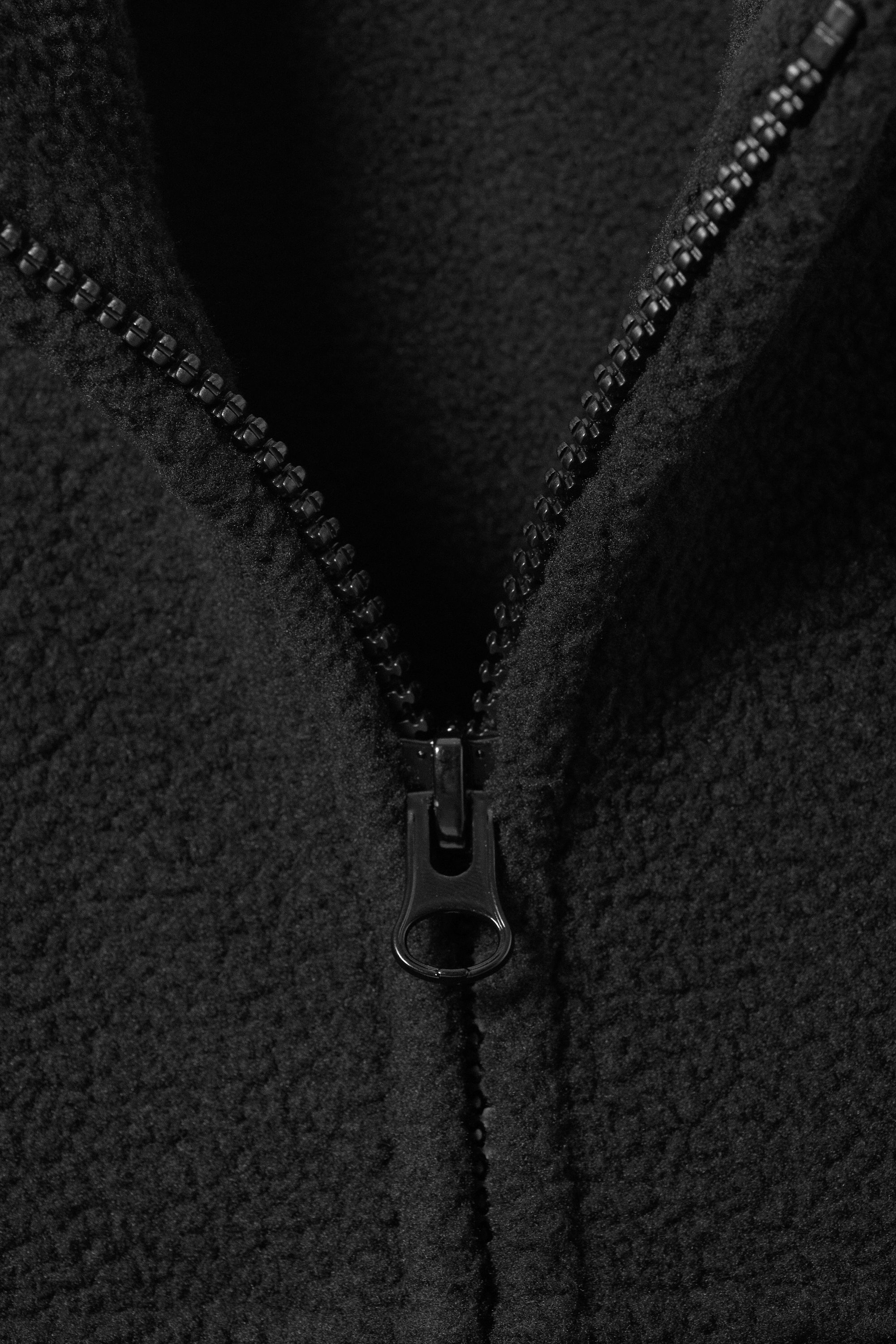 fleece zip jacket - Black | Weekday EU