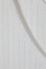 White - Fitted Pointelle Tank Top - 1