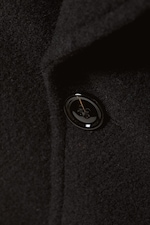 Black - Parker Oversized Peacoat - 1