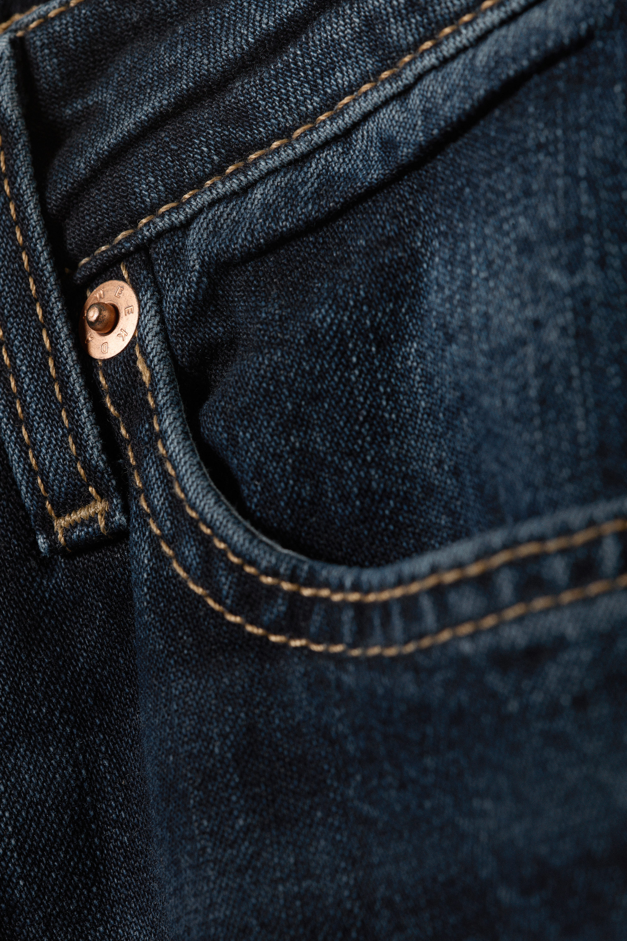 Angel Blue - Dark Blue - Resolute Curve High Waisted Regular Straight Jeans - 1