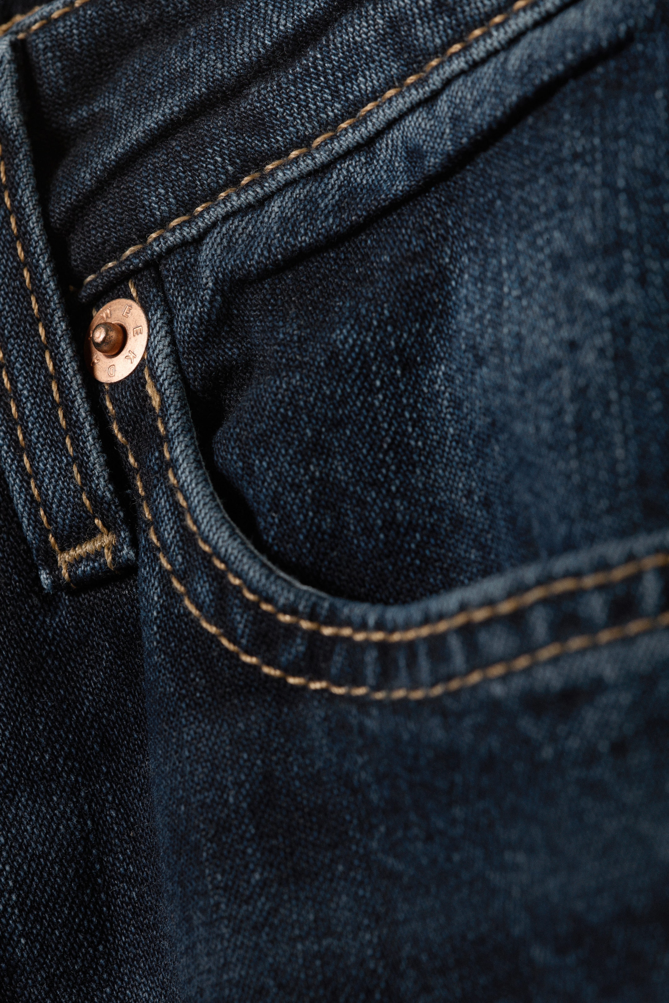 Angel Blue - Dark Blue - Resolute Curve High Waisted Regular Straight Jeans - 2