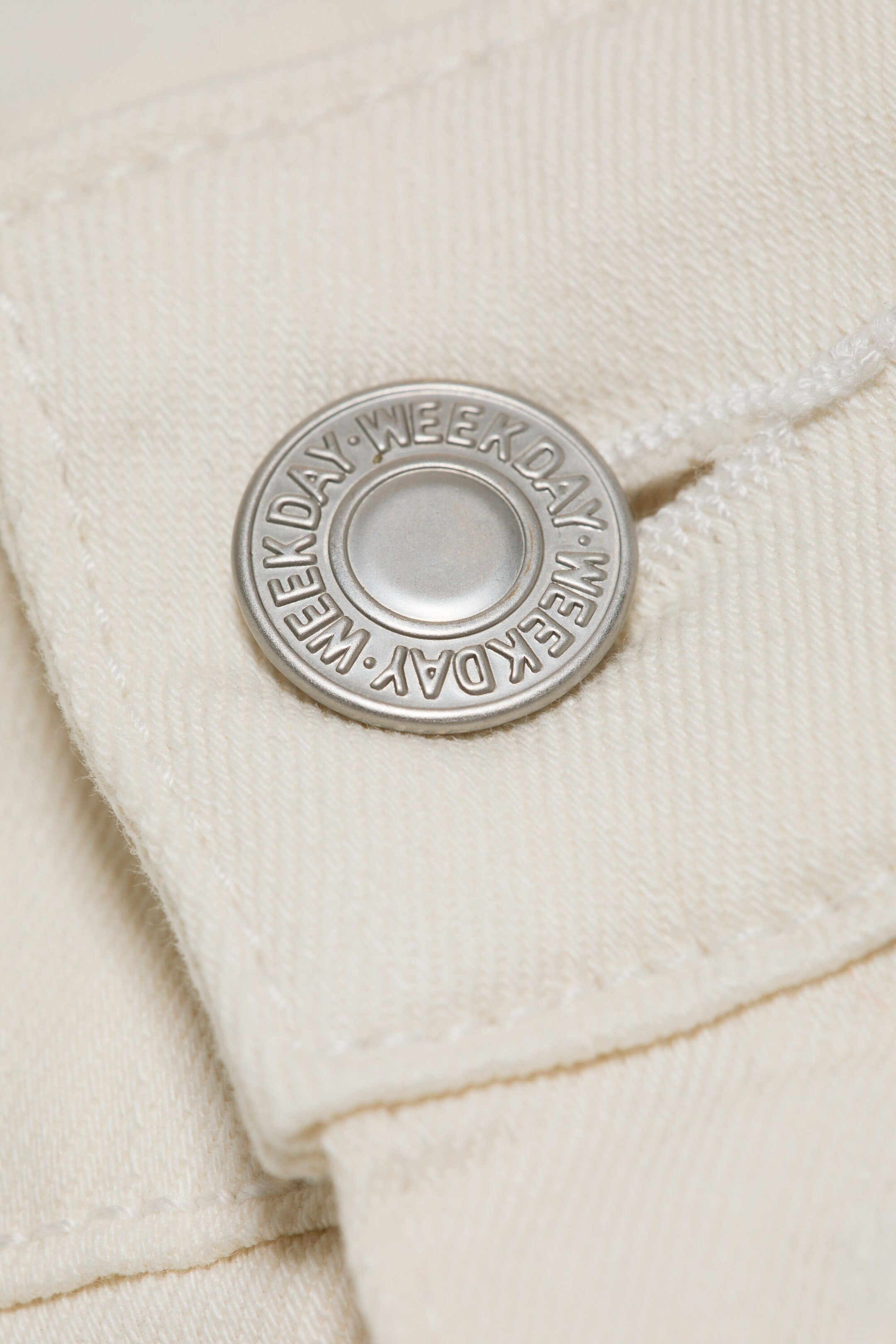 Dusty White - Stretch Bootcut Trousers - 4