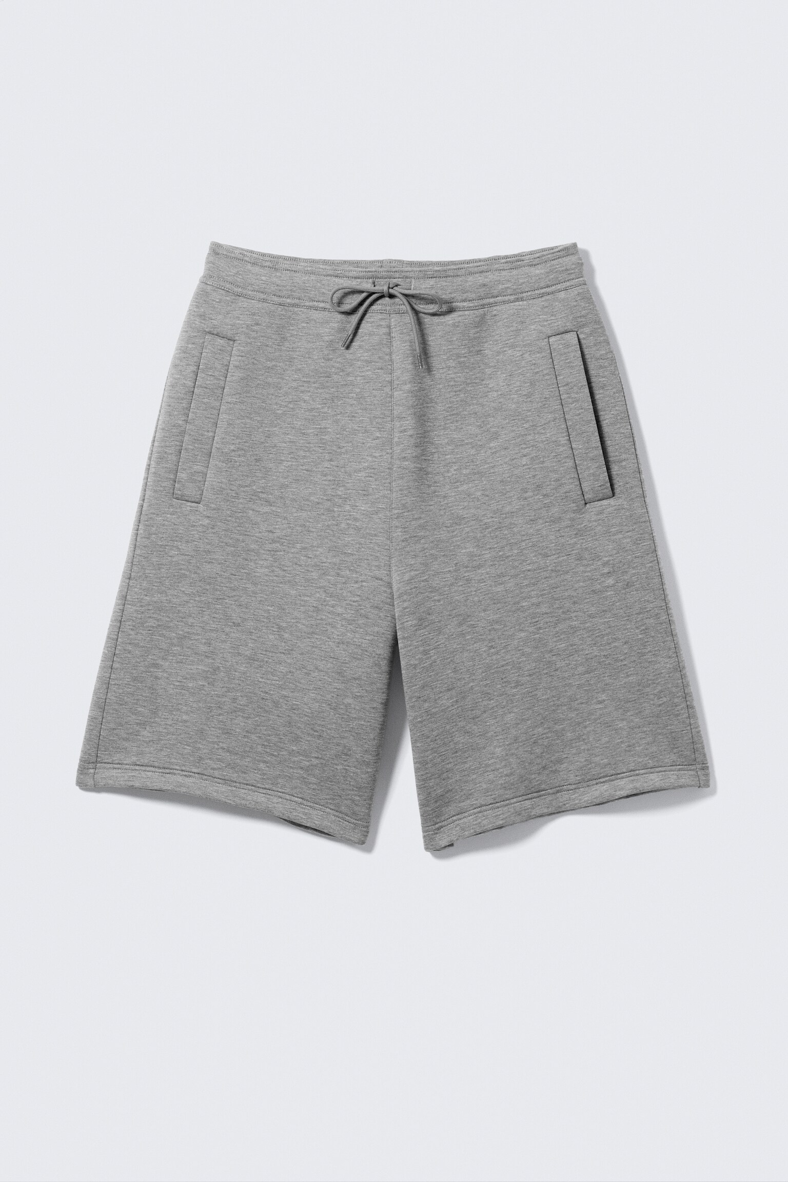 Loose Fit Scuba Shorts - Grey Melange/Dark Brown/Bright Blue/Black - 2