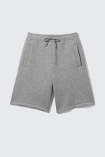 Gris chiné - Short en néoprène Loose Fit - 3