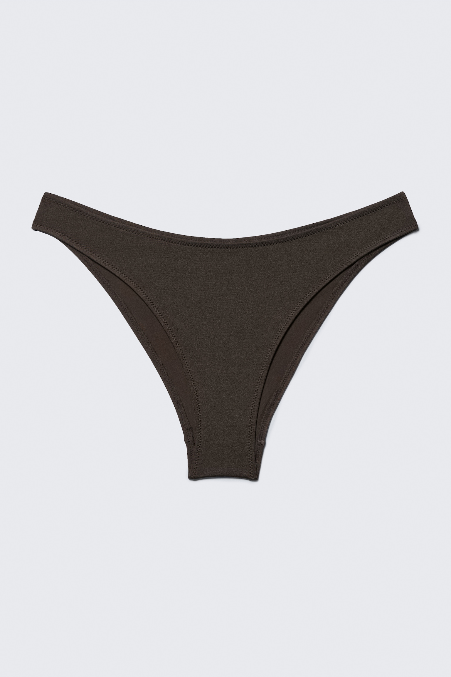Scoop Bikini Bottoms - Dark Brown/Black/Light Blue/Dark Blue - 2