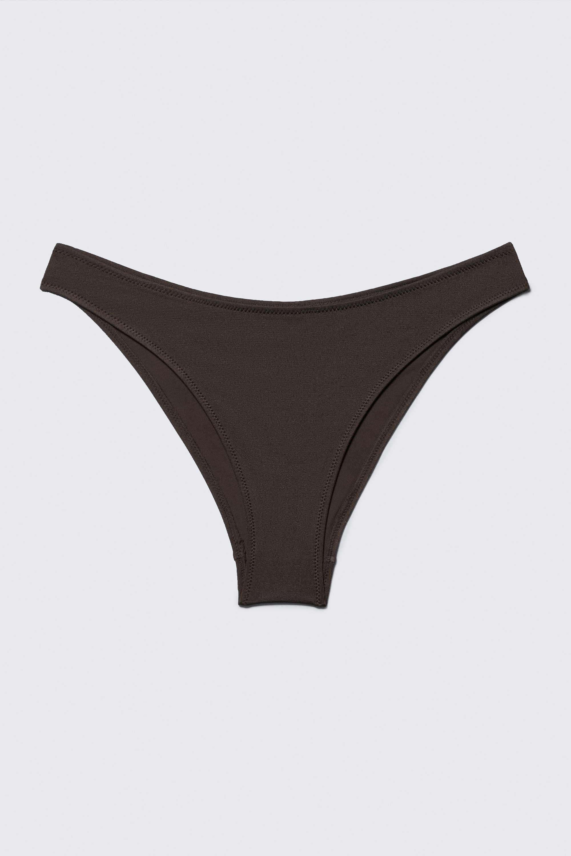 Dark Brown - Scoop Bikini Bottoms - 1