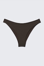 Marron foncé - Bas de bikini taille basse - 3