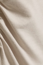 Light Beige - Waisted long-sleeved top - 1