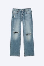 Pony Blue - Mittelblau - Mica Low Waist Regular Straight Jeans - 0