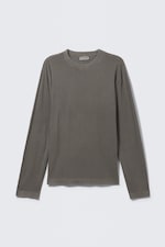 Dark Mole - Relaxed Long-Sleeved Pyjama T-shirt - 4
