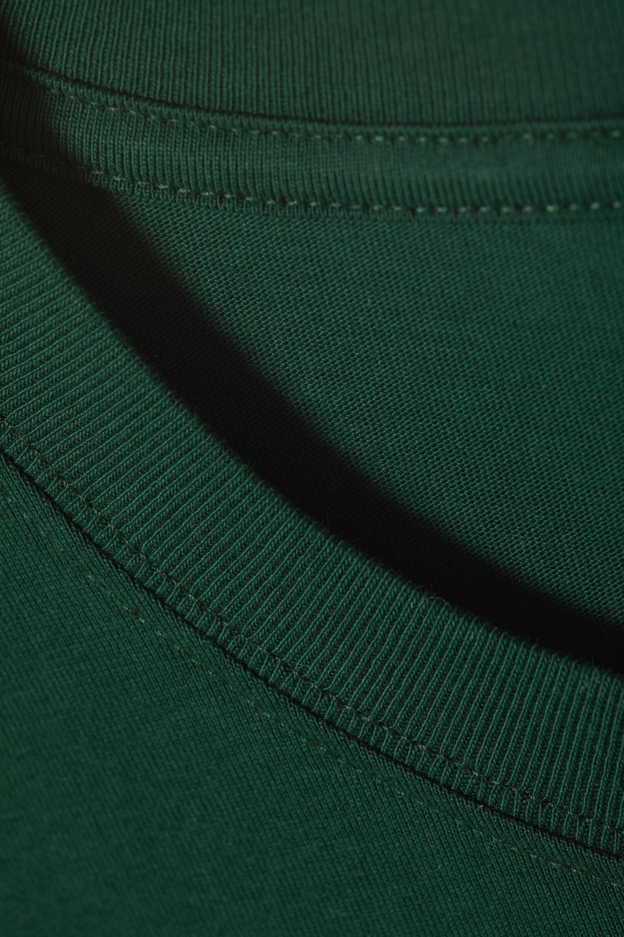 Dark Green - Mittelschweres lockeres T-Shirt - 1