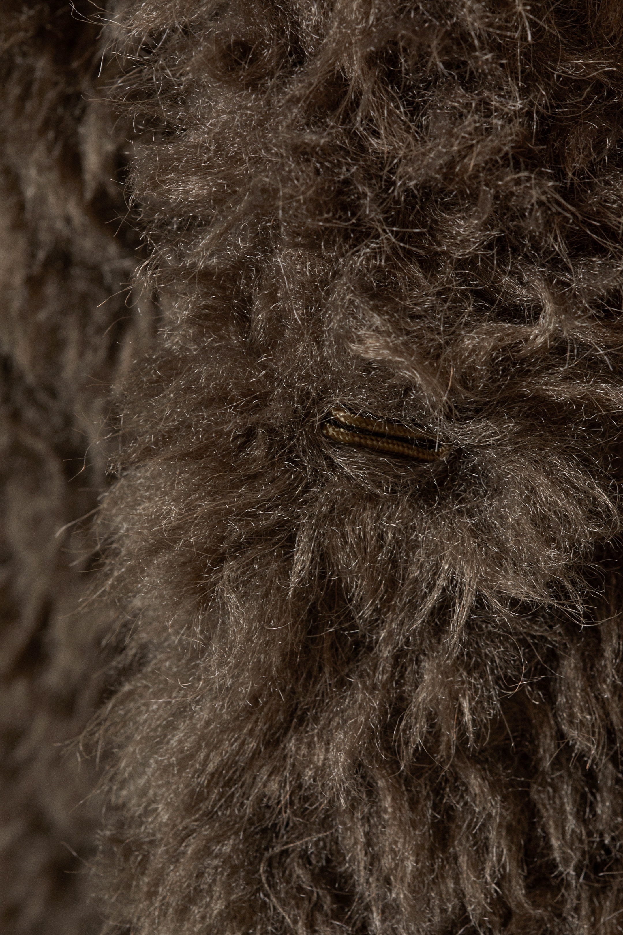 View larger image: Loose Fit Faux Fur Jacket - Dark Mole Melange - Ladies | H&M GB 6
