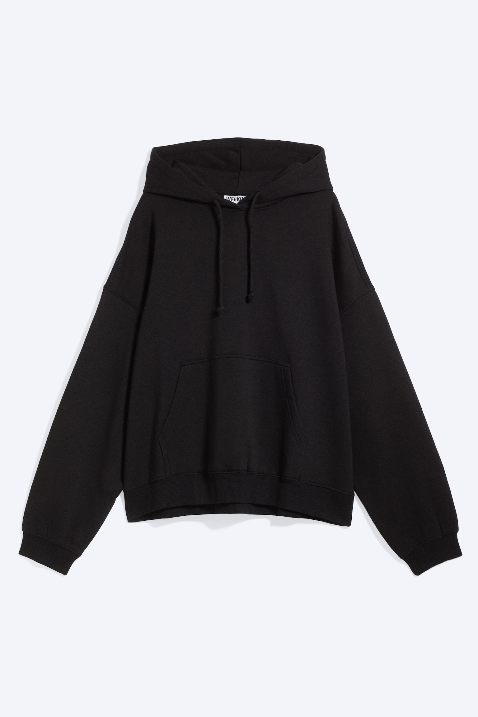 Sweat à capuche standard - Noir/Mélange gris clair poudré/Rouge foncé