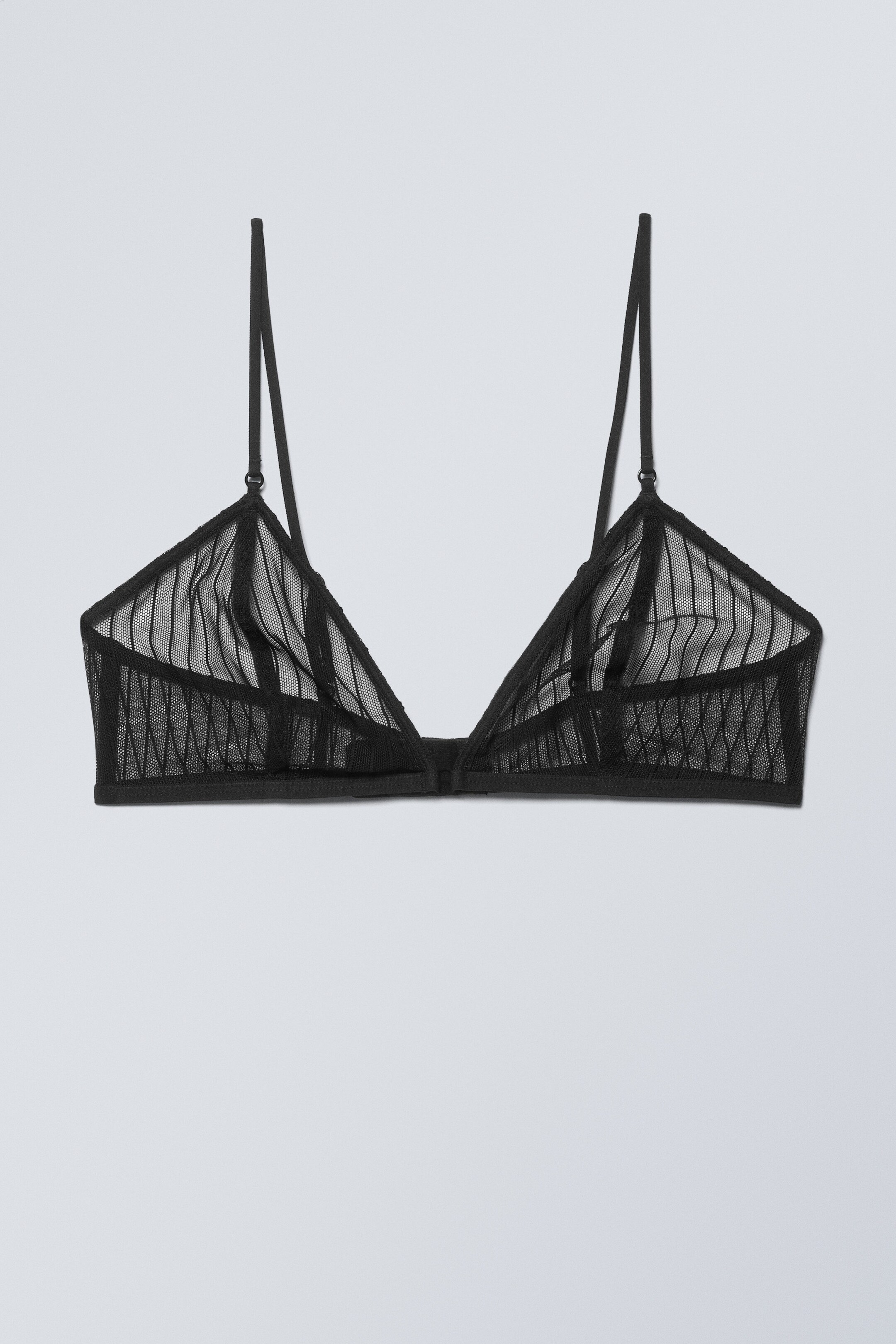 Zwarte streep - Kanten bralette Zelda - 0