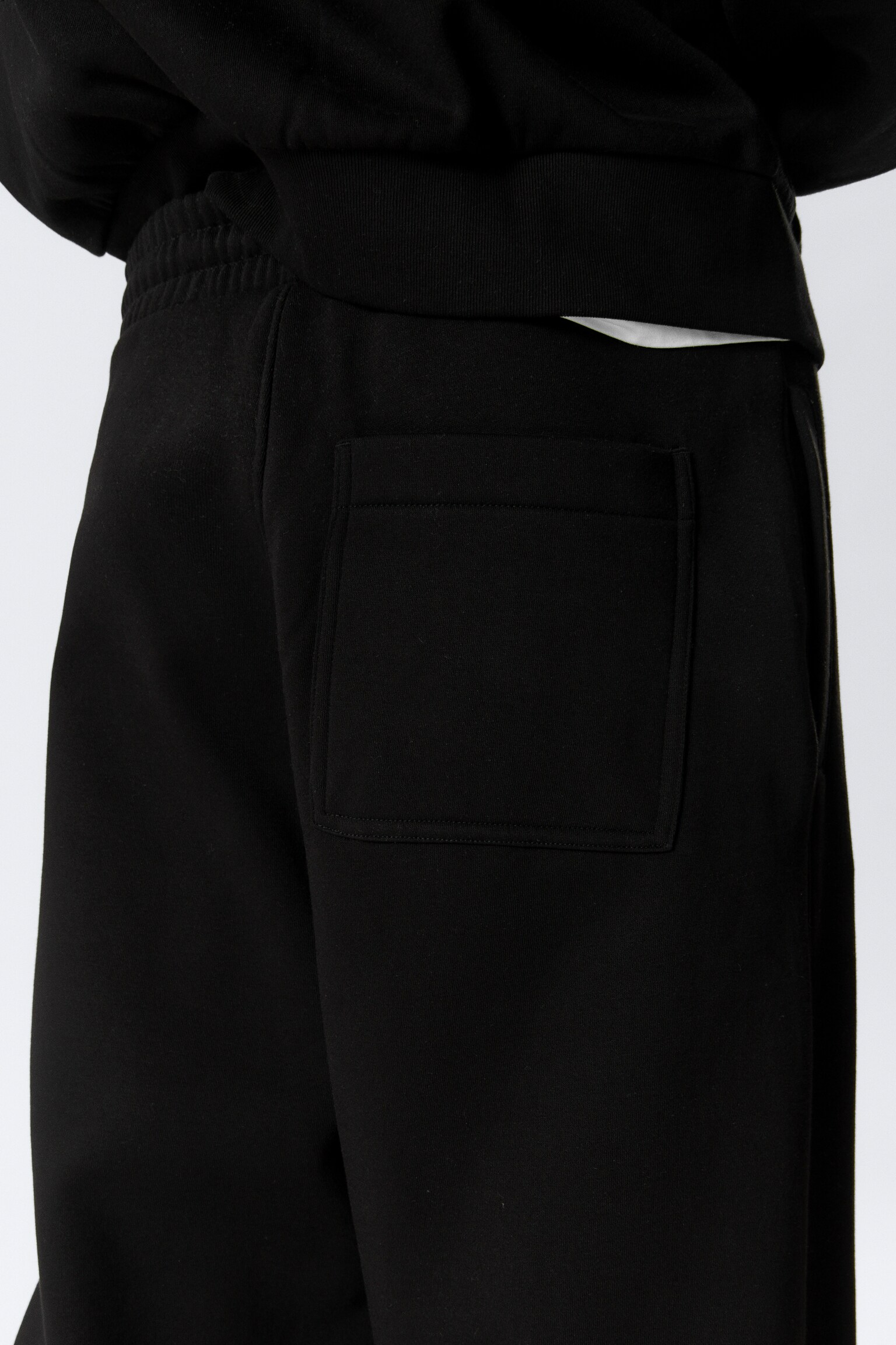 Loose Sweatpants - Black/Light Grey - 5
