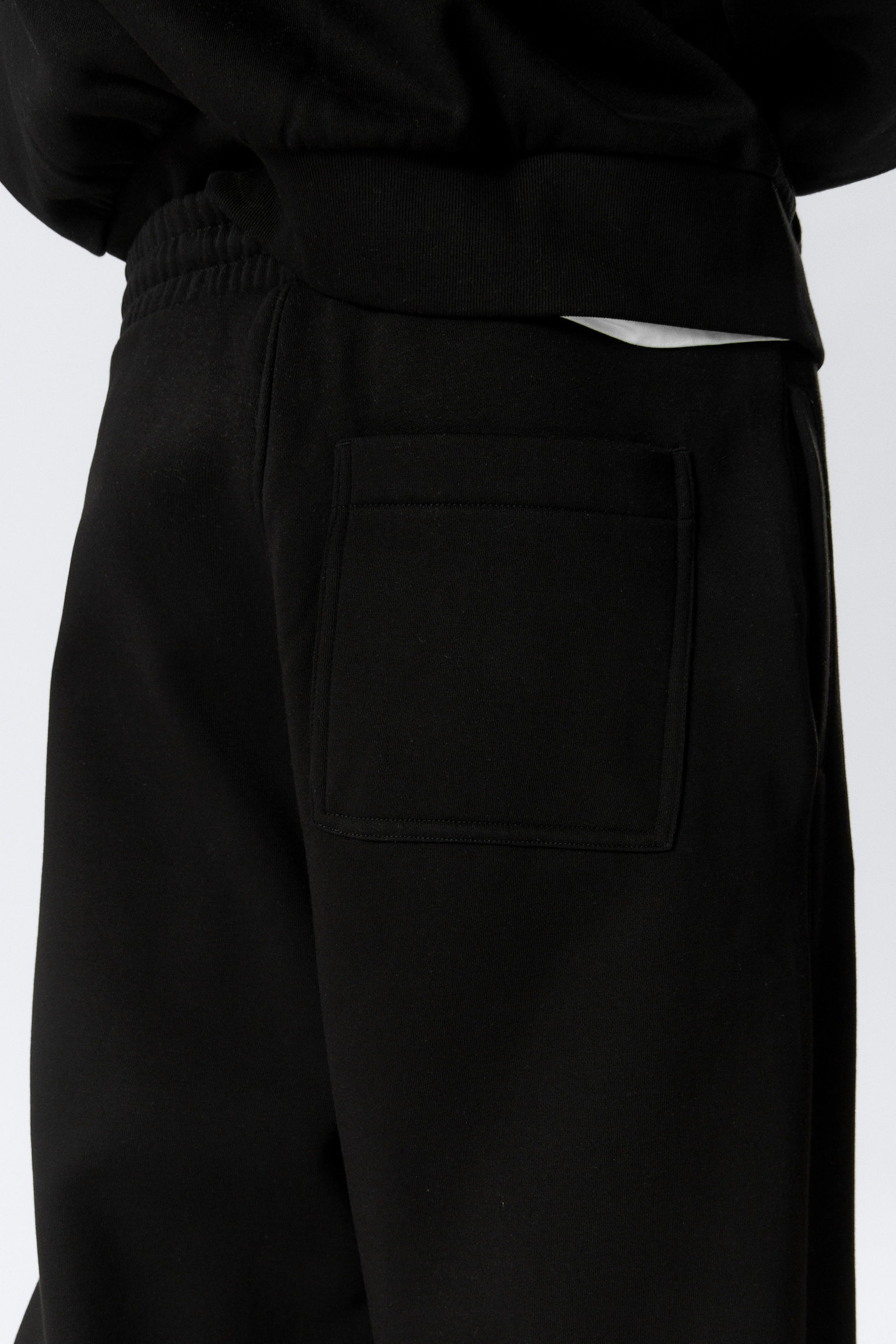 Loose Sweatpants - Black/Light Grey - 3