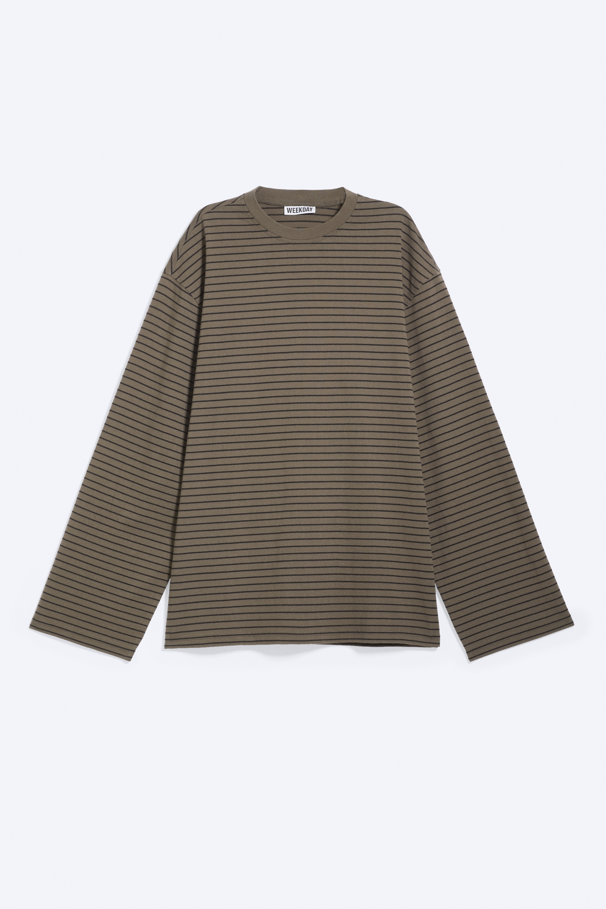 Camiseta de manga larga oversize - Topo oscuro/Blanco/Black/Azul marino oscuro