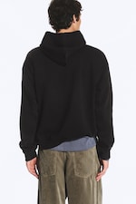 Black - Beyond Reach - Loose Fit Graphic Hoodie - 1