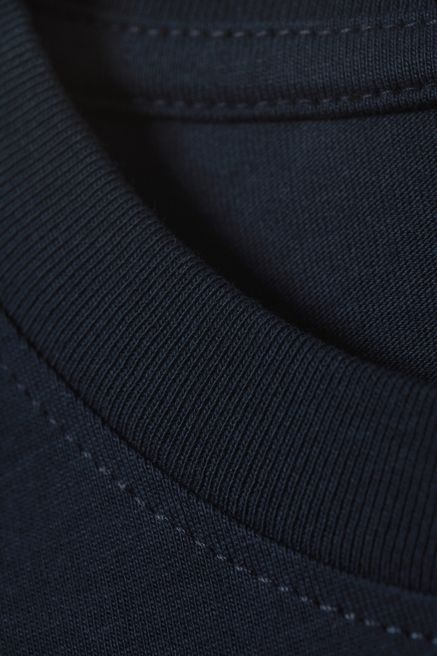 Relaxed Boxy Cotton T-shirt - Navy Blue/Dark Grey/Striped White/White/Black/Striped Grey - 2