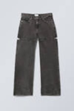 Black Tie - Ample Low Loose Cut Jeans - 0