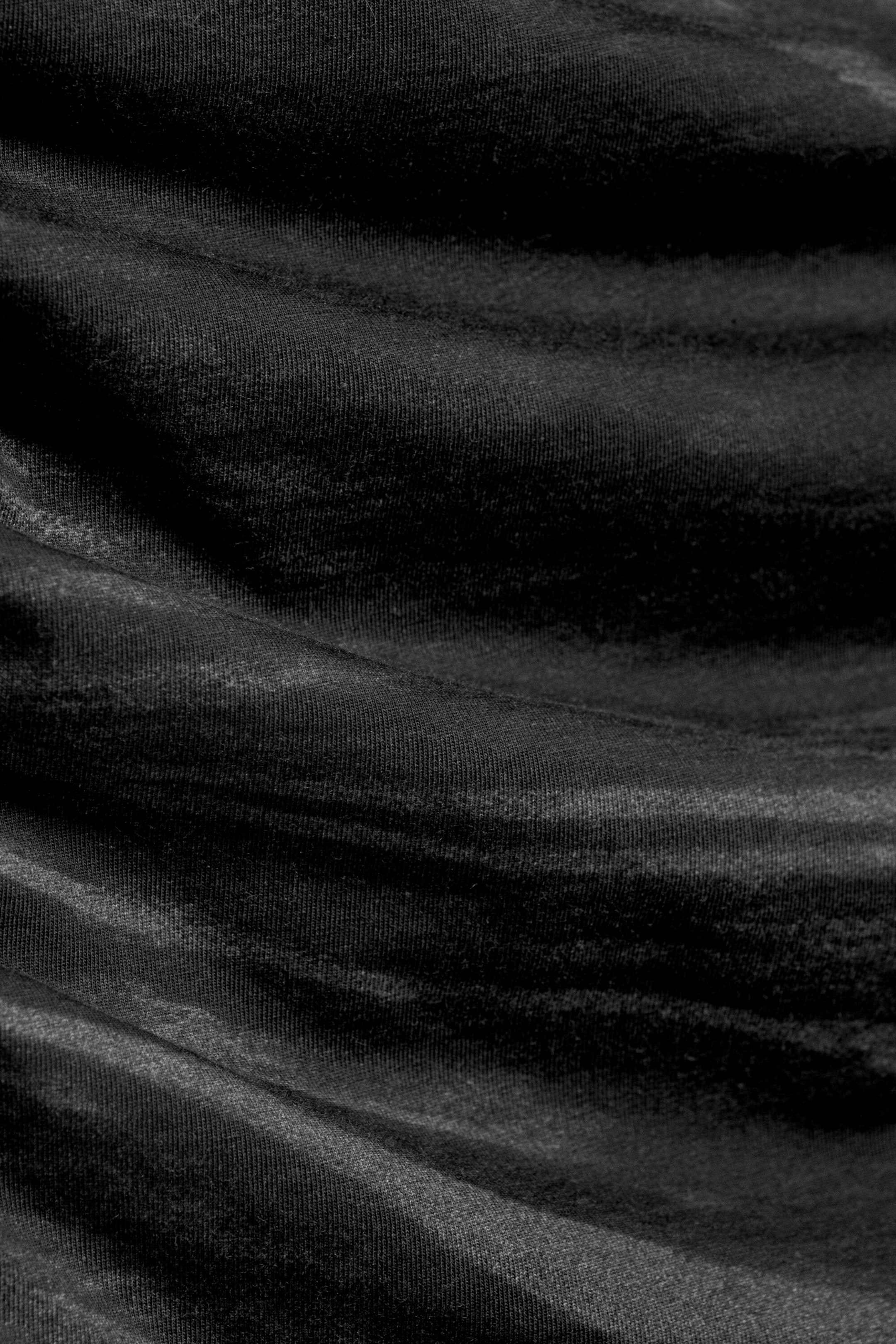 Schwarz - Zebra - Bedrucktes Maxikleid - 5