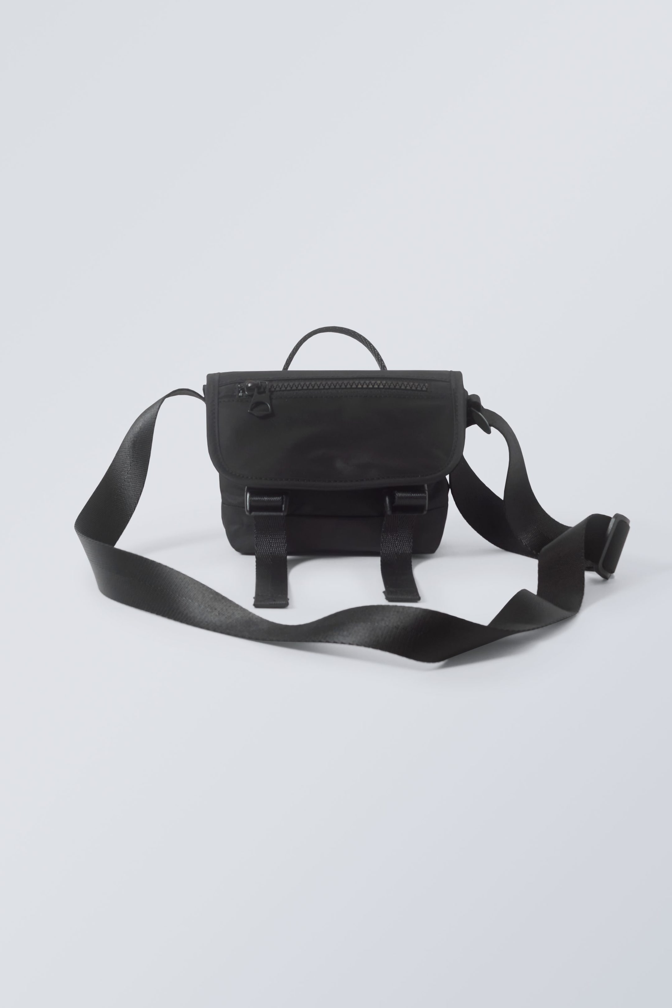Black - Tiny Messenger Bag - 0