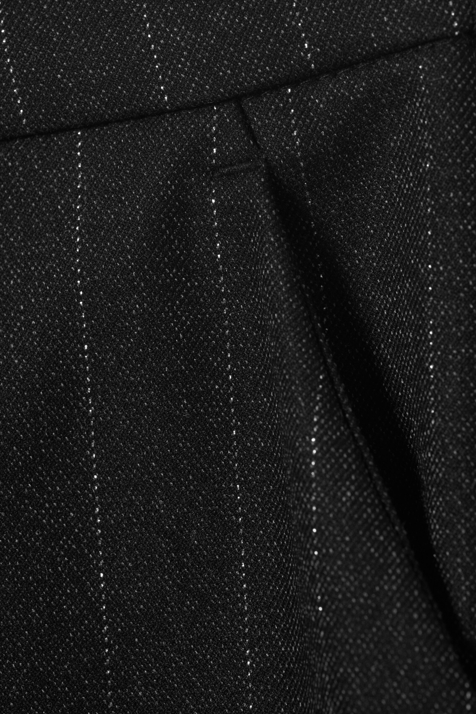 Low Rise Suiting Trousers - Dark Grey - Glitter Pinstripe/Brown Pinstripe/Dark Grey Melange/Black - 4