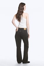 Tuned Black - Black - Moon Mid Rise Regular Bootcut Leg Jeans - 3