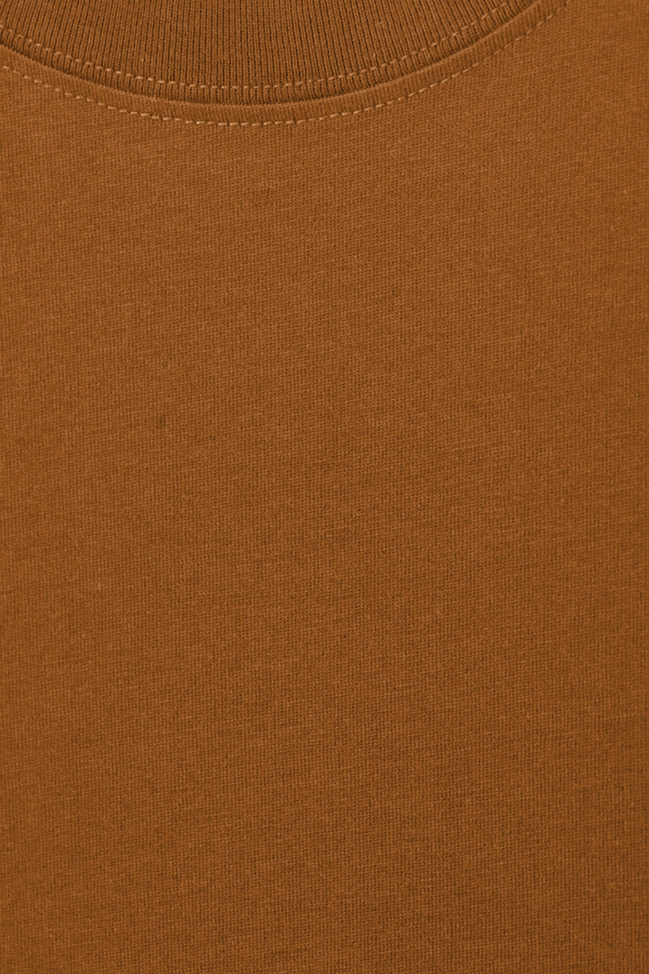 Brown - Standard Midweight T-shirt - 2