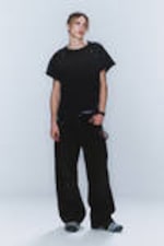 Verblasstes Schwarz - CM x LB Looser Black Crystallised Unisex Jeans - 0